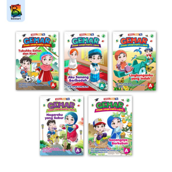 Paket zikrul - hakim GEMAR parts TK/PAUD PAKET - -STEAM Murah Loose Buku - Jual TK A