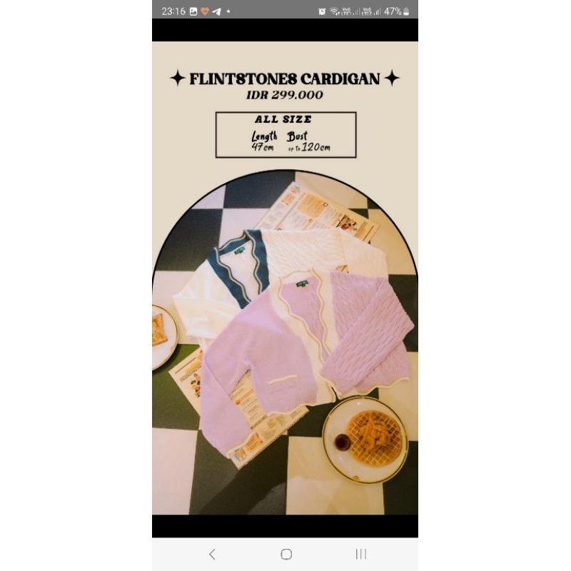 bebeplum flinstone cardigan Rice Krispies