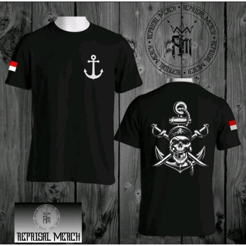 KAOS JANGKAR PELAUT HANTU LAUT TENGKORAK