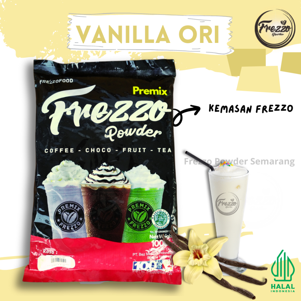 

Frezzo Vanilla / Bubuk Minuman Vanilla 1kg