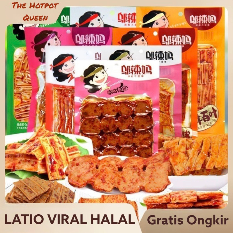 [HALAL VEGE] WULAMA Gluten stick 100g - Cemilan China Halal - Snack Vegetarian Latiao - La Tiao - Spicy Tofu Image 9