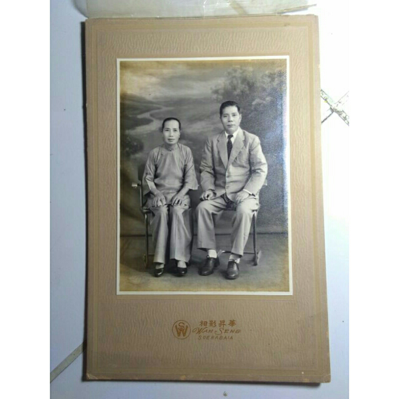 foto jadul peranakan original, oleh studio foto wah seng soerabaia barang antik barang kuno koleksi