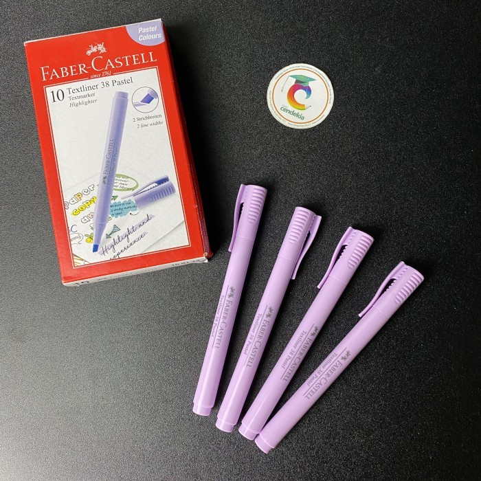 

Highlighter Textliner 38 Stabilo Faber Castell pastel Lavender