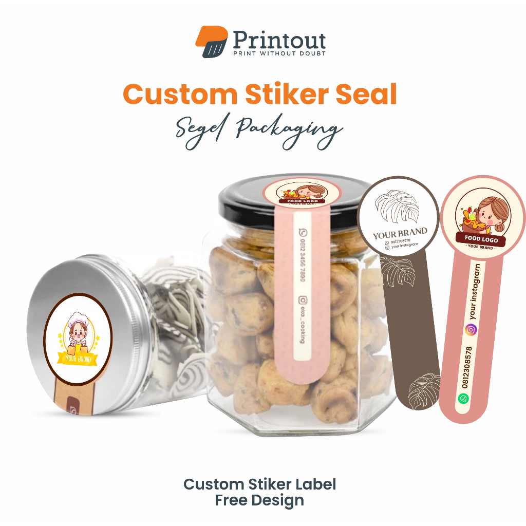 PRINTOUT Cetak Stiker Segel Toples Edisi Puasa Bulan Ramadan Lebaran Idul Fitri - Sticker Kemasan Makanan Minuman Toples - Ramadhan Idul Fitri-2023