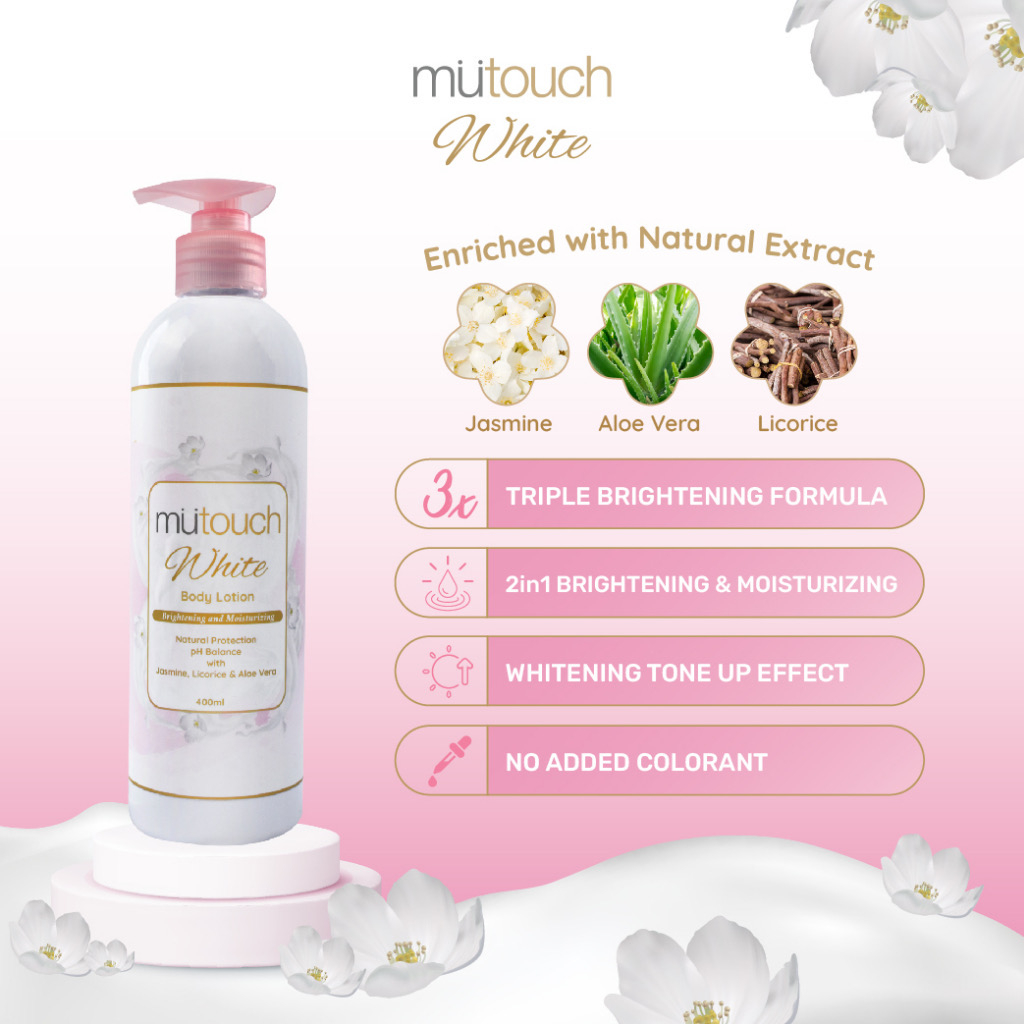 MUTOUCH White Brightening and Moisturizing Series - Shower Cream | Body Lotion