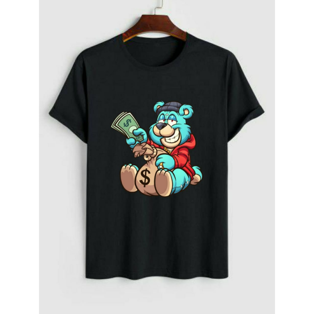 PURAMA - Kaos Pria Model Terbaru Boneka Beruang