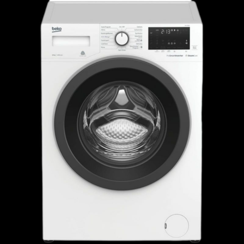 Beko WCV10749XMST Mesin Cuci Front Load 10kg Putih