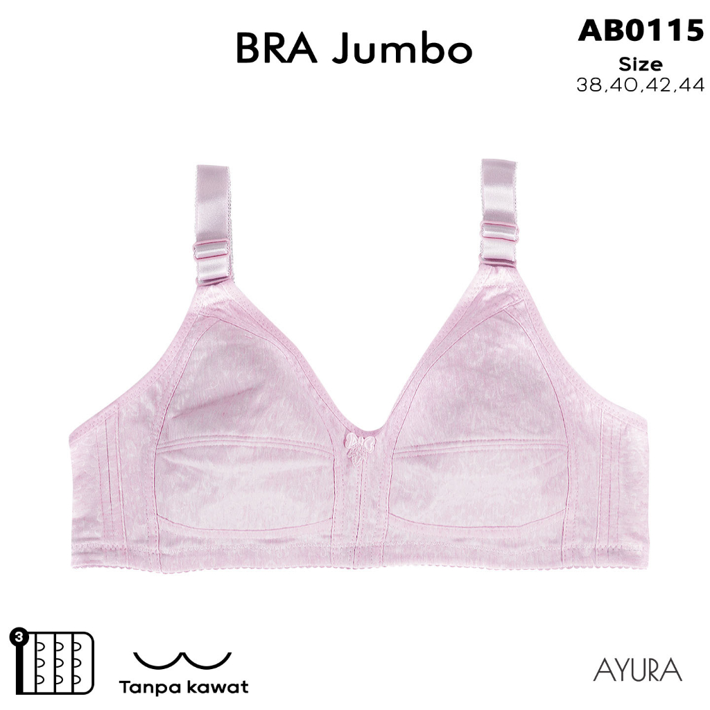 AYURA Bra BH JUMBO Polos Wireless Tanpa Busa 0115