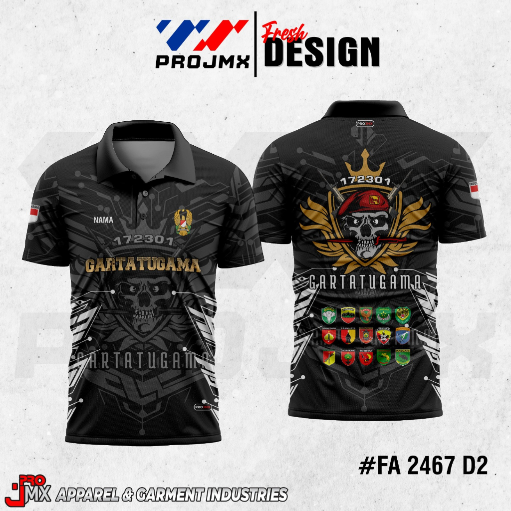 PROJMX / KAOS JERSEY LETTING GARTATUGAMA / TNI AD