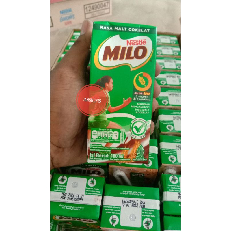 

Promo Minuman Susu MILO KOTAK BESAR UHT 180Ml Gratis Sedotan