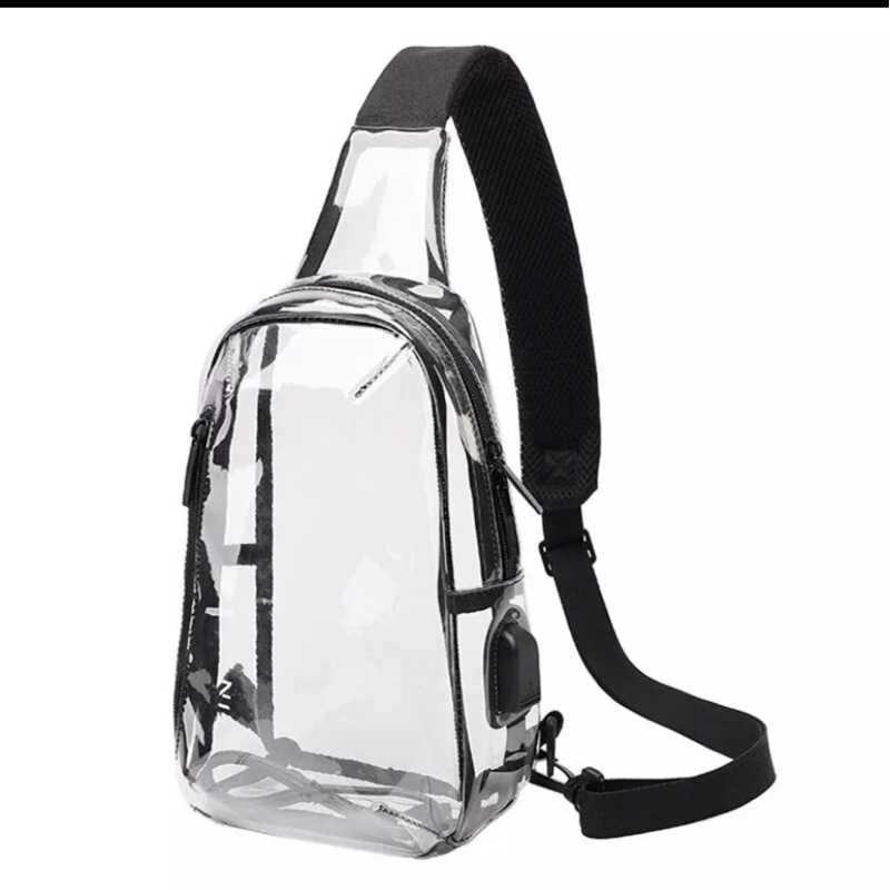 Tas dada selempang transparant PVC | tas PVC untuk konser kerja | tas konser KPop