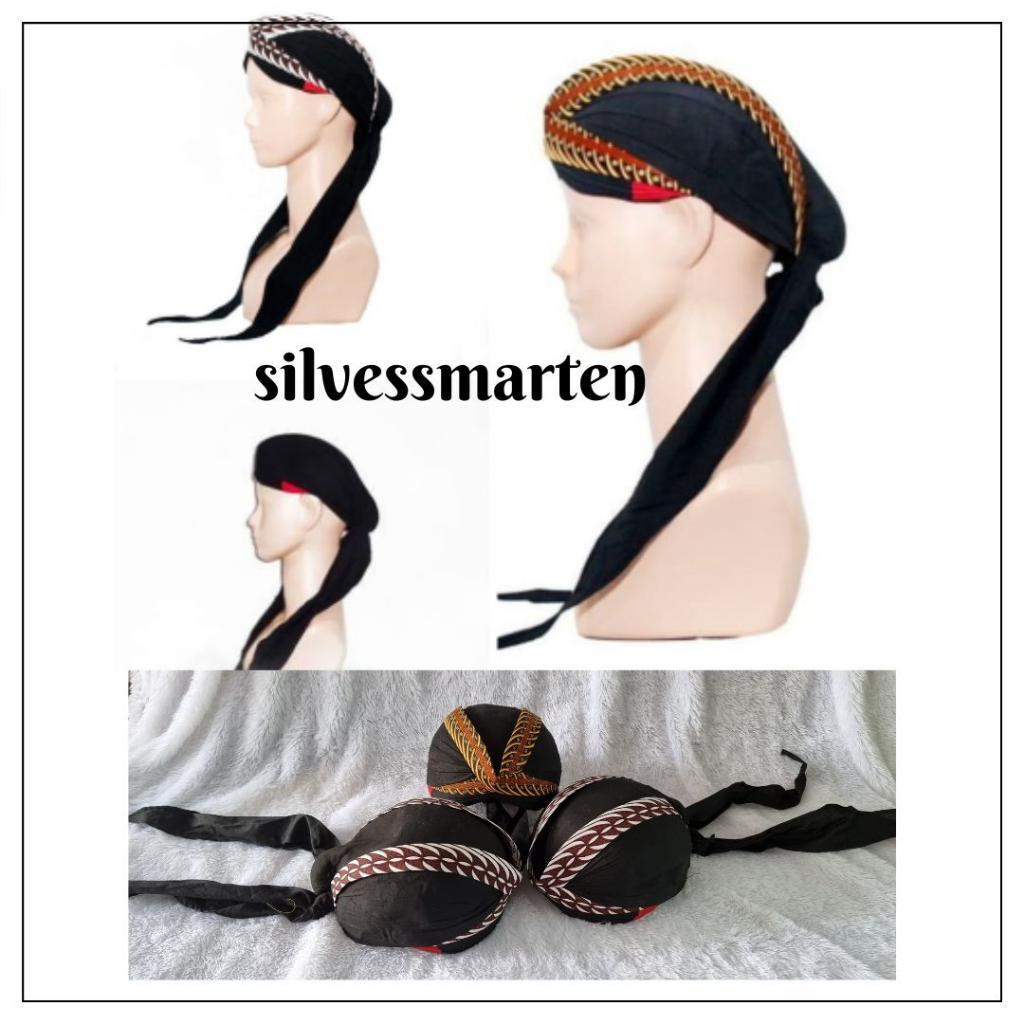 silvessmarten ⚡ BLANGKON JOGJA SAMURAI PUTIH SLIWIR / BLANGKON JOGJA SLIWIR DEWASA / Blangkon Jogja 