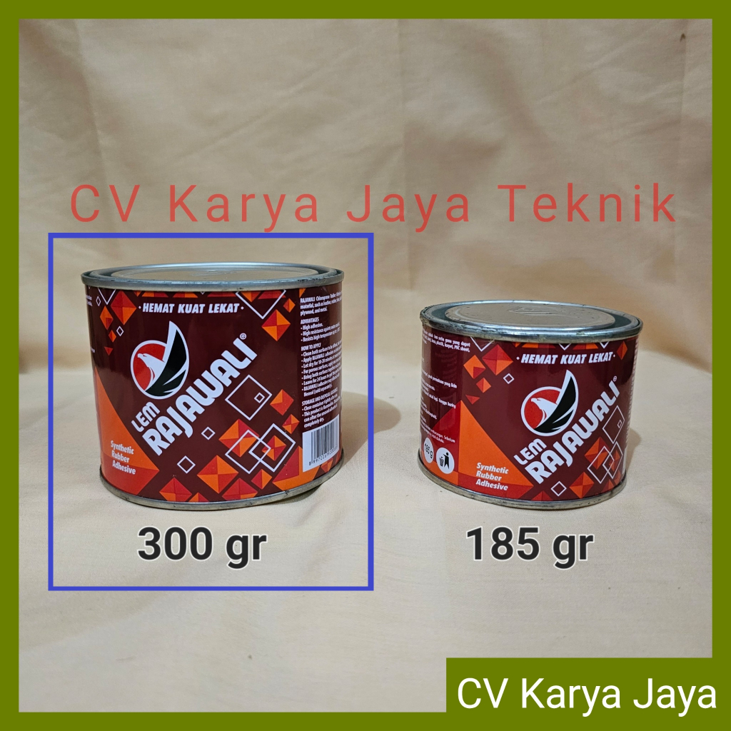 

Lem Rajawali Kaleng 300 Gram / Lem Kuning Serbaguna