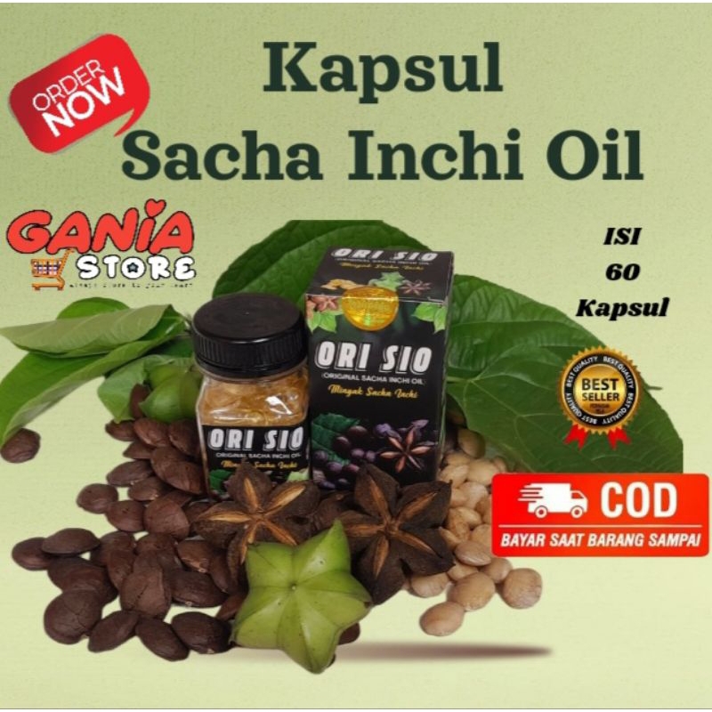 SACHA INCHI OIL 60 kapsul | minyak murni original sacha inchi