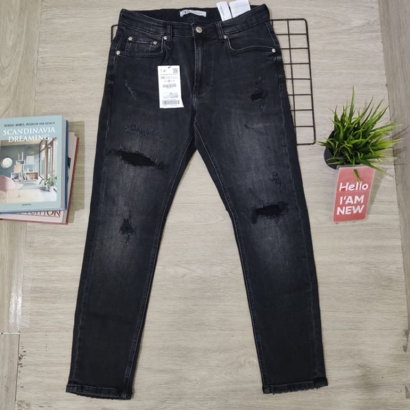 CELANA ZARA PRIA SKINNY RIPPED ORIGINAL