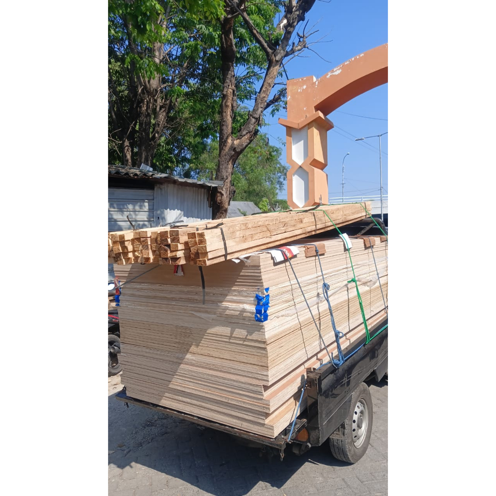 Triplek Melamin Tebal 8Mm Doff Baru 122X244 Tbk