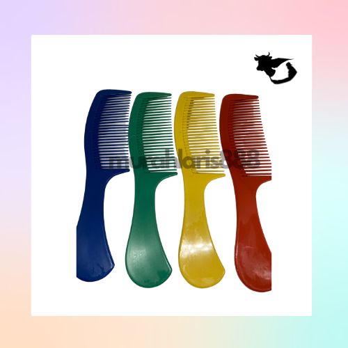 Sisir Rambut Gagang Plastik / Sisir Warna Bentuk Gagang / Sisir Rambut Jadul Besar Lebar