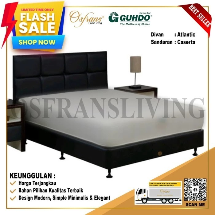 GUHDO SPRINGBED - HANYA DIVAN DAN SANDARAN PROSPINE / ATLANTIC / CASERTA / SIENNA / CASERTA / SIENA 