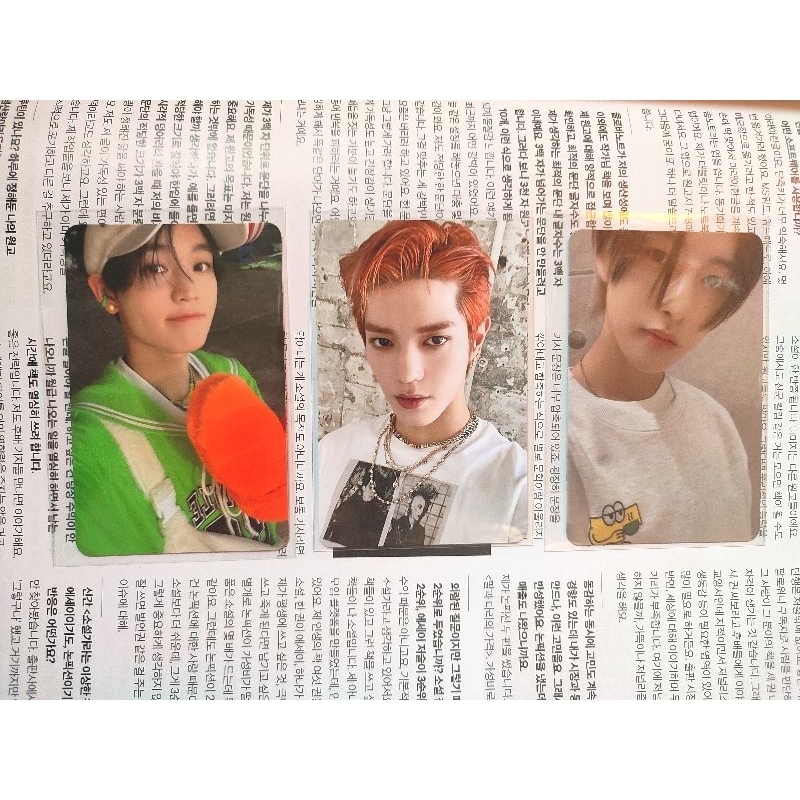 [READY] PC OFFICIAL NCT 127 DREAM CHENLE RENJUN TAEYONG CANDY CAFE AYYO