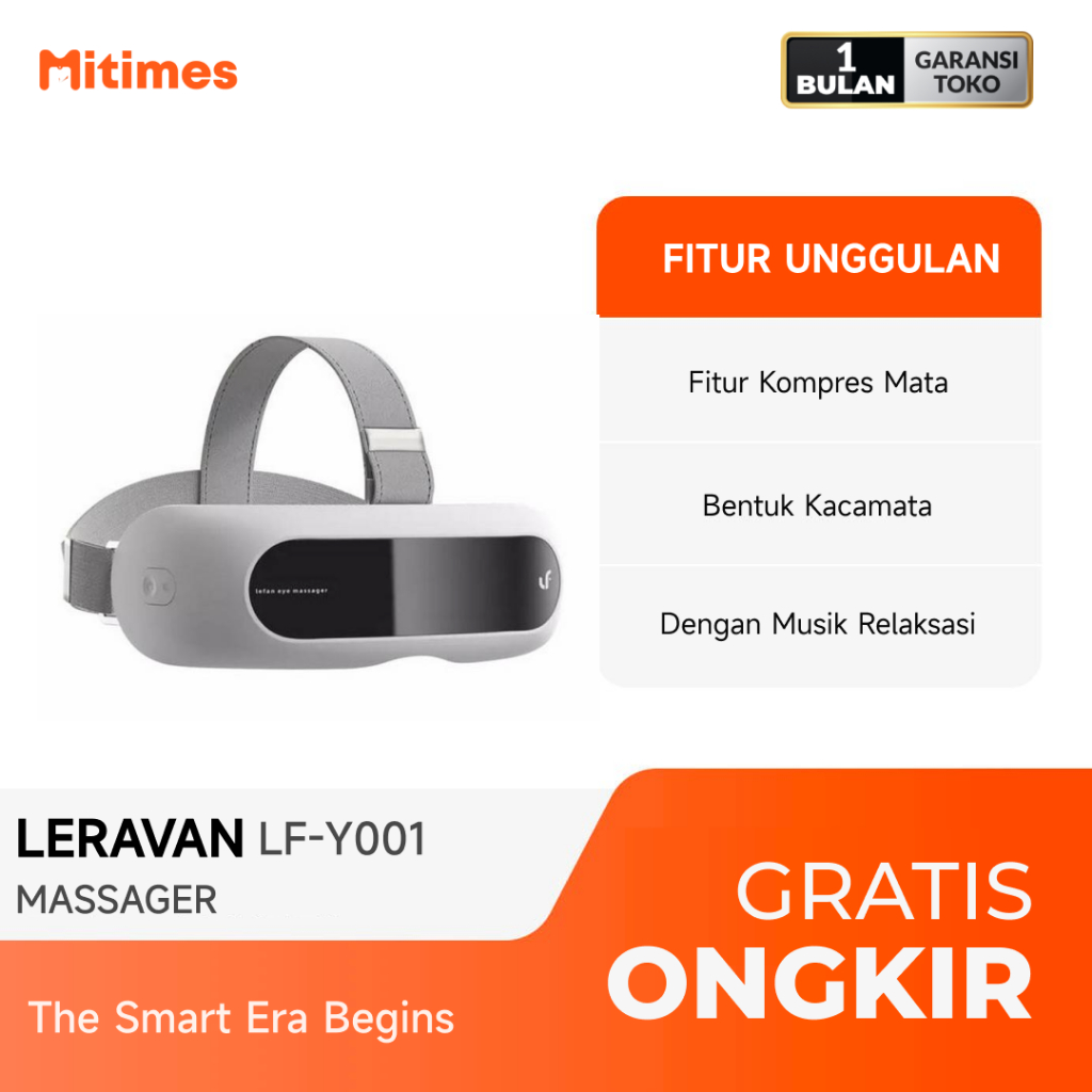 Leravan Smart Eye Massager Alat Refleksi Mata LFY001