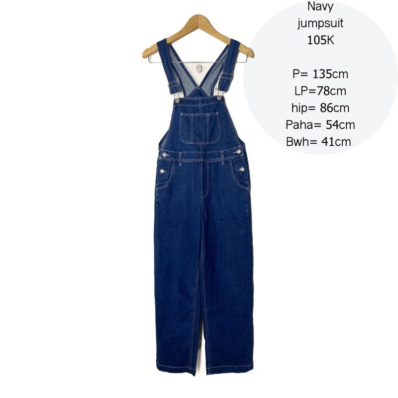 jumpsuit jeans jp denim carpenter panjang
