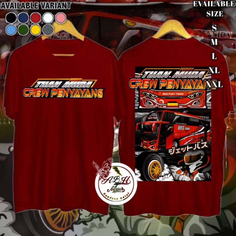 Baju Kaos T-shirt Distro anak Laki-laki/perempuan gambar bismania tuan muda/bagus/import baju murah 