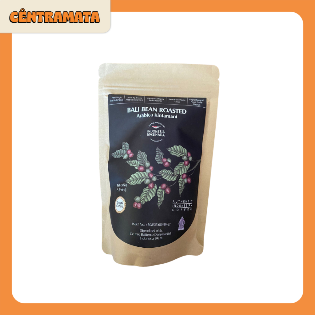 Bali Bean Roasted Arabica Kintamani 125gr