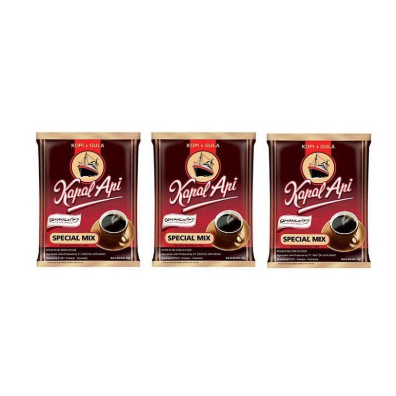 

KOPI KAPAL API SPECIAL MIX 25gr (isi 10 sachet)