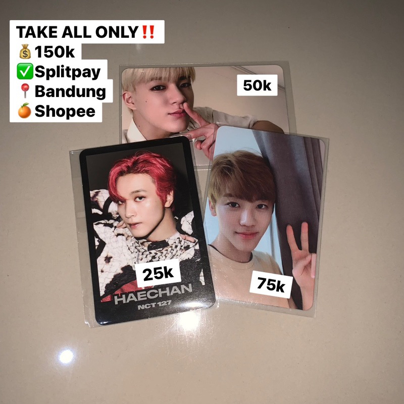pc jeno kihno we boom jaemin empathy dream haechan tc 2baddies black b ver boboan switzal photocard 