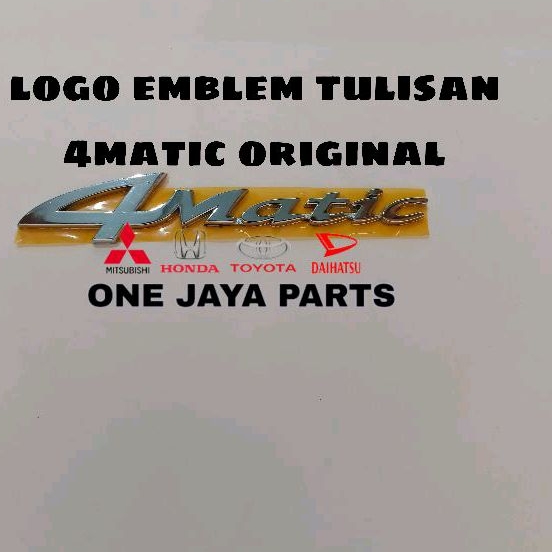 logo emblem tulisan 4matic original