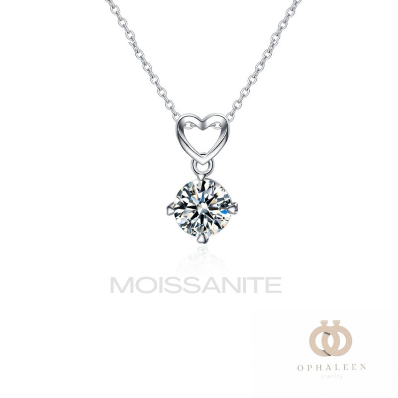 Sertifikat GRA Moissanite - Alicia Necklace