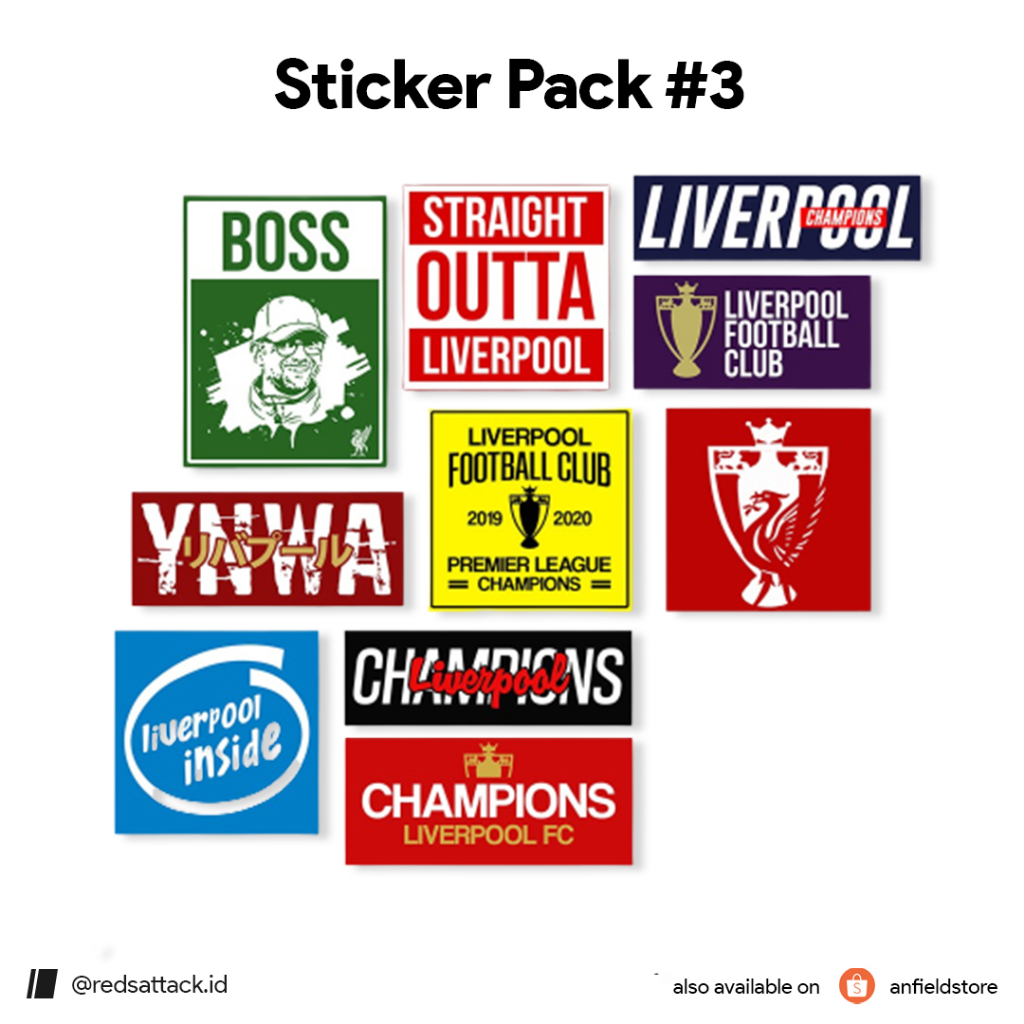 

Sticker Pack #3 Champions Series | 10 Pcs Cutting Vinyl Sticker Anti Air