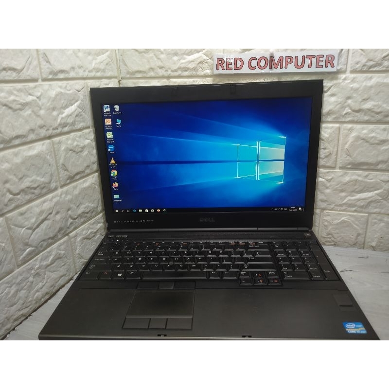 Laptop Dell Precision Core i7 Nvidia Quadro Ram 8GB SSD 256 GB