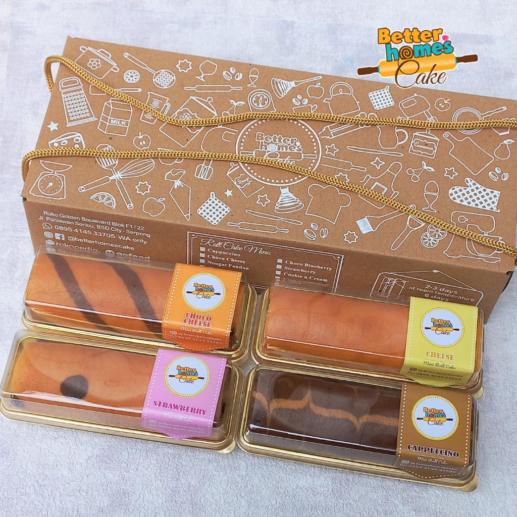 

Goody Bag Mini Roll Cakes / Bolu Gulung