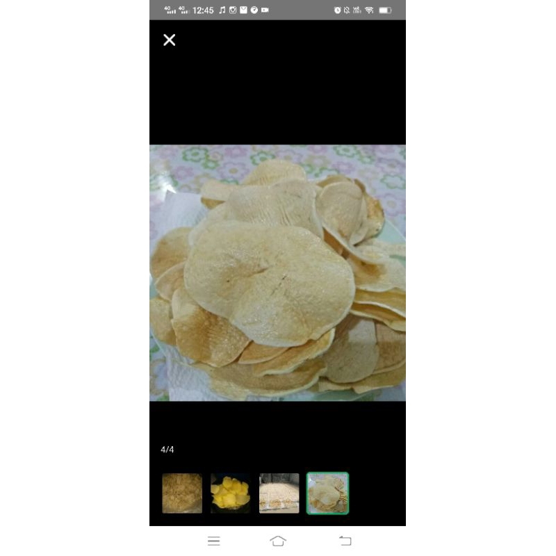 Keripik Kentang Mentah (SNOW POTATOS) garlic salted