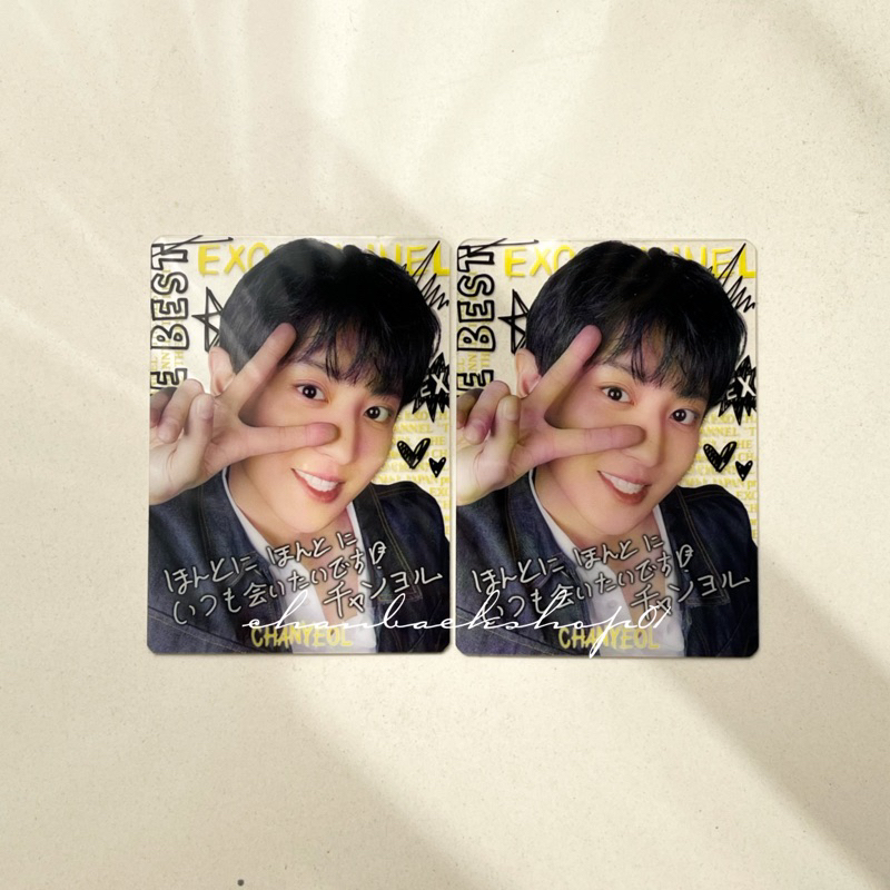 [READY STOCK] EXO EXO-L JAPAN FANMEET CHANNEL THE BEST CLEAR CARD PHOTOCARD CHANYEOL