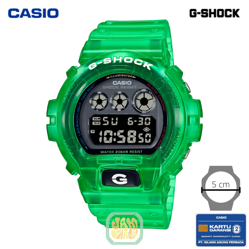 JAM TANGAN PRIA CASIO G-SHOCK DW-6900JT-3 ORIGINAL - GSHOCK DW 6900JT HIJAU