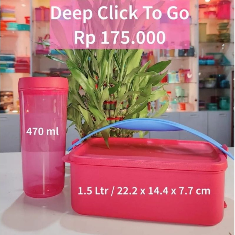 paket rantang deep click to go by tupperware