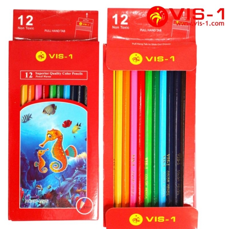 

Pensil Warna Vis-1 CP-12VS Panjang