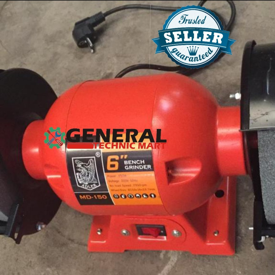 ADLER Gurinda duduk 6" bench grinder 6 inchi Germany heavy duty