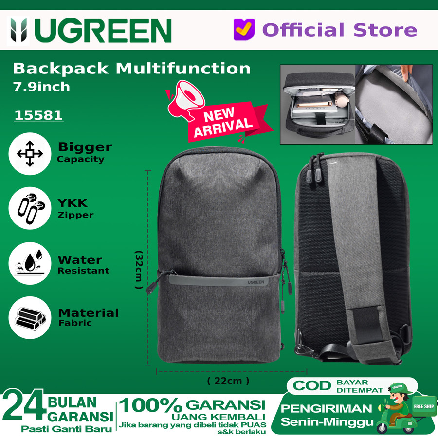 UGREEN Mi City Sling Bag, Crossbody Bag, Tas Selempang 15581 - UGREEN 15581