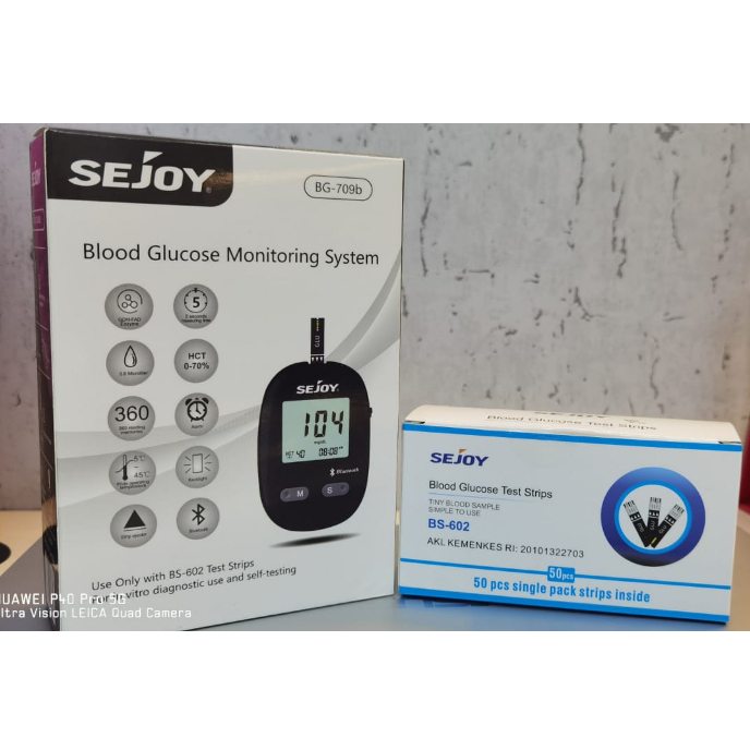 Strip gula darah Sejoy | Glucose test strip | Blood glucose test strip