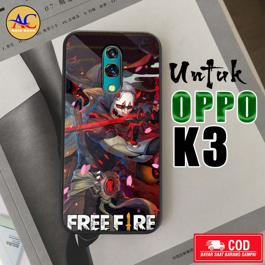 Case Hp Softcase Glossy OPPO K3 FF Casing Silikon Handphone Pelindung Kamera