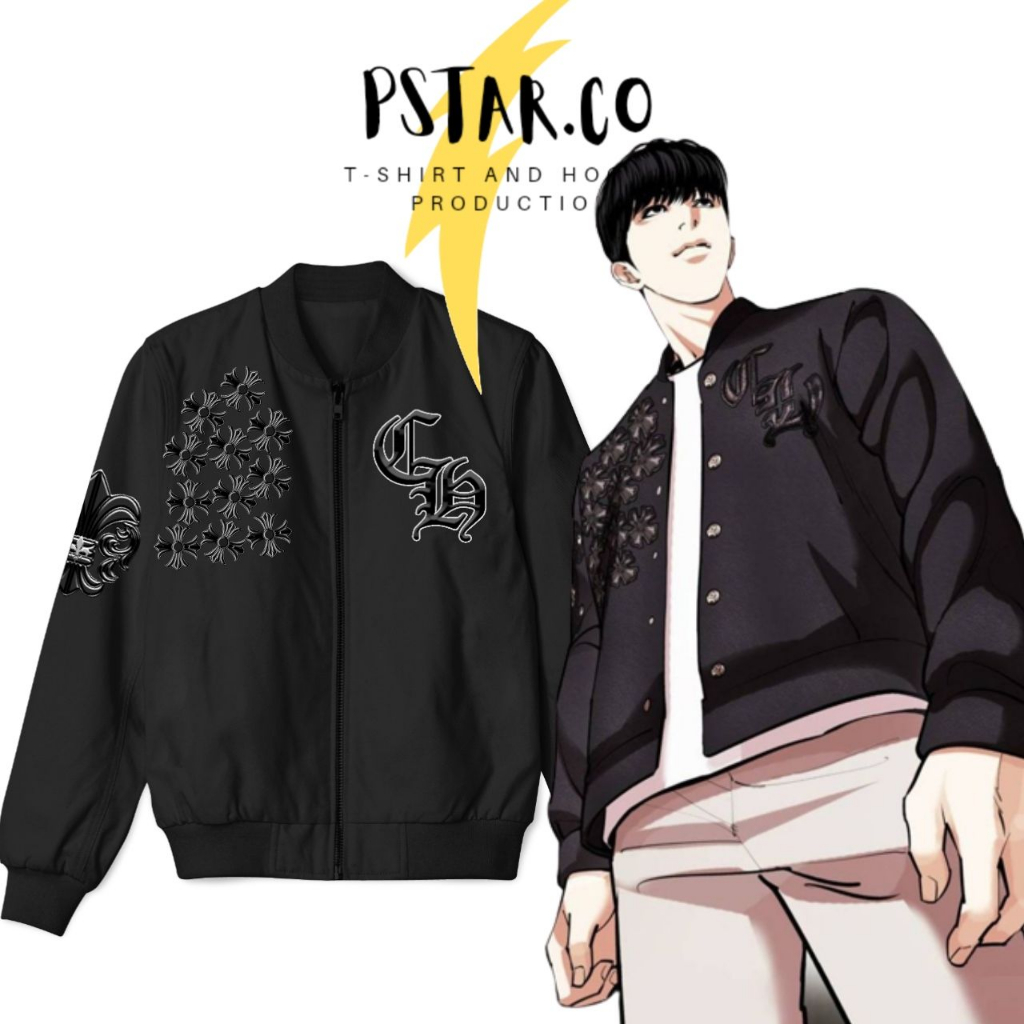Jaket Lookism Park Hyungseok Outfit Chrome Hearts