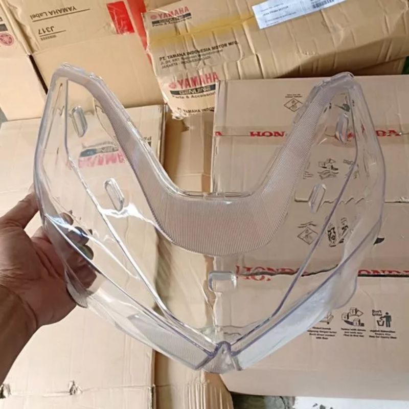 Kaca lampu depan vario 125 led 2015 kaca lampu depan reflektor vario 150 esp led 2015-2018