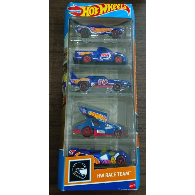 Hot Wheels HW Race Team isi 5 mobil