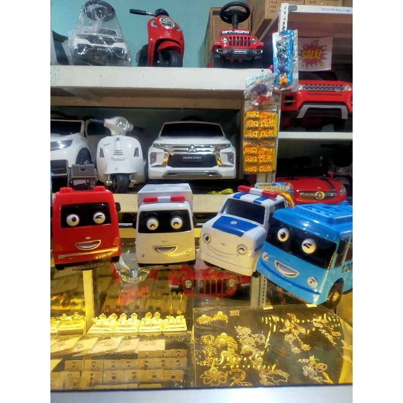 mobil baterai bentuk tayo n friend