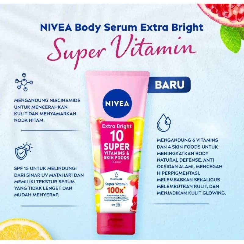 Nivea body serum extra white 180ml /Nivea extra white body serum/body serum Nivea/body serum Nivea j