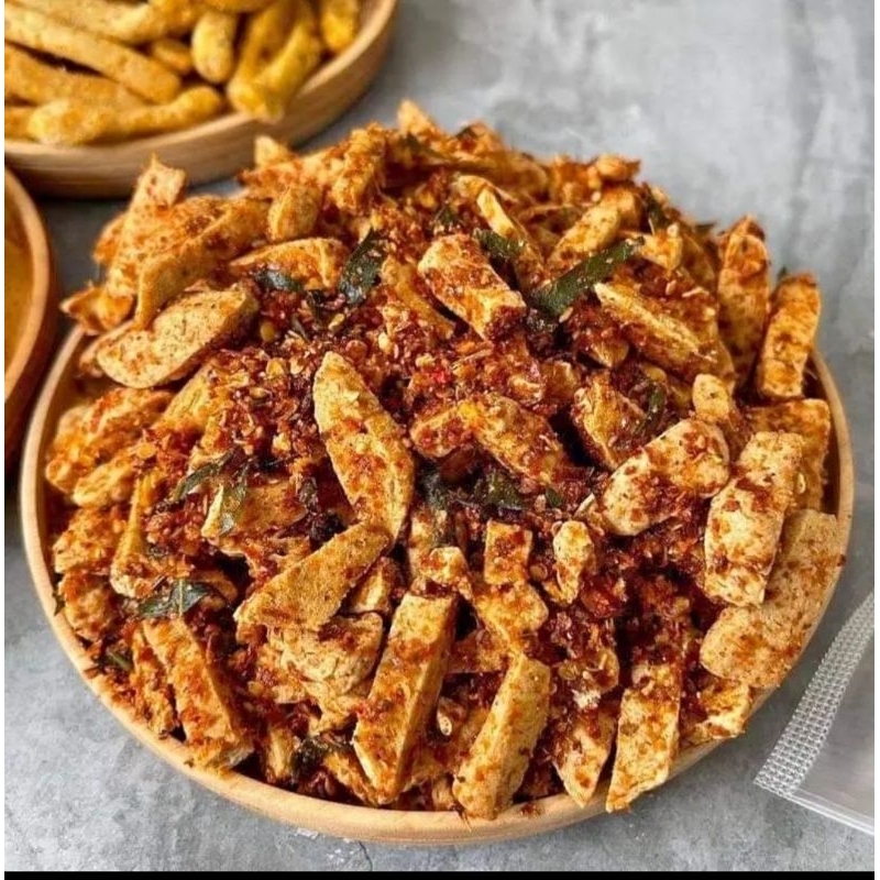 

basreng pedas daun jeruk-original-cemilan khas bandung