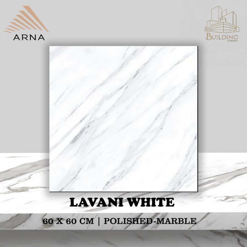 Granite Lantai 60×60 LAVANI WHITE/GLOSSY/ARNA/SERIES